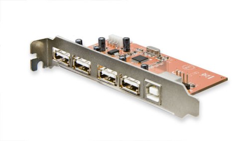 Syba SD-PCI-UHUB4 PCI 4-Port USB Hub Card, NEC Chipset