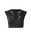 Intelliskin Womens Essential Bra - Posture Correcting Sports Bra + UV 50 Protection + Ergonomic Seams + CoolCue Fabric, Black, Small