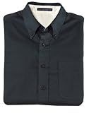 Port Authority - Long Sleeve Easy Care Shirt Steel Grey/Light Stone-XS