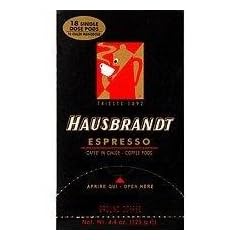 Hausbrandt Espresso Box - 18 E.S.E. Cialde / Servings, 126 g