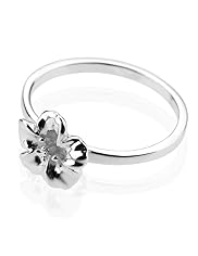 Sterling Silver Hibiscus Ring