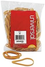 (3 Pack Value Bundle) UNV00432 Rubber Bands, Size 32, 3 x 1/8, 185 Bands/1/4lb Pack
