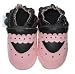Jack And Lily Infant baby booties Pink Slip Ons