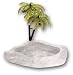 T-Rex Crab Island Hermit Crab Water Bowl with Palm Tree