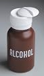 `Liquid Push Down Alcohol Dispenser- Labeled `Liquid Push Down Alcohol Dispenser- Labeled