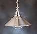 By Kichler-Seaside Collection Brushed Nickel Finish Pendant 1 Light Incandescent