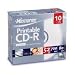Memorex Printable Cd-r 10 Pack 700mb 80 Minutes 52x Jewel Ca