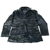 Maxam Ladies Italian Mosaic Lambskin Leather 3/4 Length Jacket XXL (18-20)