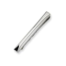 Chisel Stainless Steel Tie Clip by