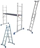 Multi purpose Folding Aluminium Scaffold Ladder & Deck Multi purpose Folding Aluminium Scaffold Ladder & Deck Scaffold MultiPurpose Ladder Folding deck ALUMINIUM