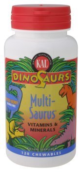 Kal - Dinosaurs Multisaurus Vitamins & Minerals Mixed Berry - 90 Chewable Tablets