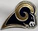 St Louis Rams Enamel Pewter Buckle, NFL Football Buckle