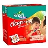 Pampers Clean 'N Go Baby Wipes, Three - 60 Count Resealable Packages, 180 Total Wipes
