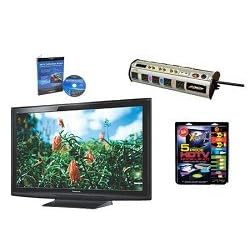 Panasonic TC-P50C1 HDTV + High-performance Hook-up Kit + Power Protection + Calibration