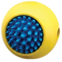 JW Pet Company Tough by Nature Grass Ball Medium Rubber Dog Toy