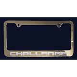 Mitsubishi Challenge License Plate Frame (Zinc Metal) 