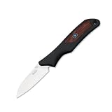 Buck Ergo-Hunter Small Game TM Pro Knife (Black/Wood, Small)