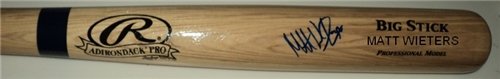 Matt Wieters Hand Autographed/Hand Signed Rawlings Big Stick Baseball Bat