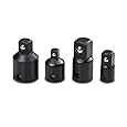 TEKTON 4957 Impact Adapter and Reducer Set, Cr-V, 4-Piece