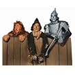 Wizard of Oz Courage Brains & Heart Die-Cut Photographic Magnet