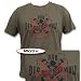 Suchen : "Big Bad Wolf Guitar" T-Shirt, oliv