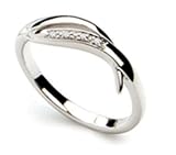 Produkt-Bild: Hot Diamonds Ring 925 Sterling Silber mit echten Diamanten DR058, 57