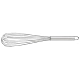 Chefs Secret 16inch Stainless Steel Balloon Wire Whisk Satin Finish Hanging Hook Long Handle