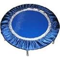 Needak Rebounder - Non-Folding Soft Bounce Platinum Blue Edition Trampoline