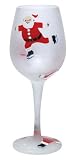 Lolita Wine Glass Santa's Going Down - GLS11-5545G