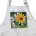 Black-eyed Susan Flower with Mountain Mint - Waist Apron With Pockets