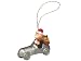 Mr. Monopoly driving the race car christmas Ornament