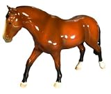 John Beswick Hunter Horse Figure, Brown.