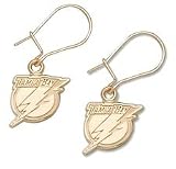 Tampa Bay Lightning 14K Gold Dangle Earrings