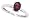 1.00ct Oval Garnet Ring in 10Kt White Gold-5