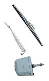 AFI 30005 AFI-500 Marine Windshield Wiper Kit (12-Volt, 2.5-Inch Shaft, 110-Degree Sweep)