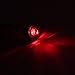 Partsam 20X 3/4 inch Mount Red Clearance LED Bullet light Lamp Truck Trailer Round Side Marker