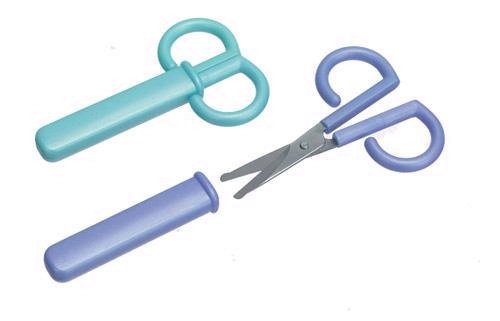 Childrens Toyshop   : Tommee Tippee Baby Scissors - Blue or Lilac