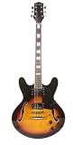 Glen Burton Sunburst Memphis Semi Hollow Jazz Guitar