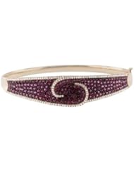 Effy Jewlery Gemma Rose Gold Ruby and Diamond Bangle, 6.13 TCW