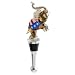 Republican Party Elephant Candidate Race Glass Art Wine Bottle Stopper Topper Limited Edition