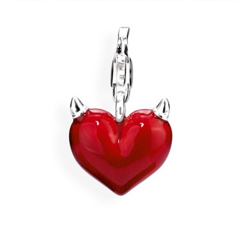 Heartbreaker Damen-Charm Herz mit H&ouml;rnern 925 Sterlingsilber  HB 240 Preisvergleich