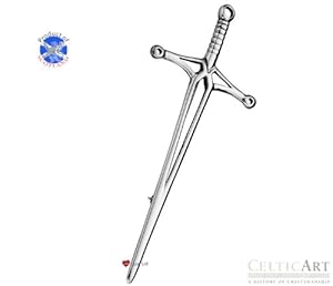Celtic Art Sterling Silver Kilt Pin (KP024)