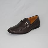 Modern Mens Driving Moccasin Shoes Mens Leather Loafer Slip-On Z5891 Dark Brown