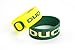 NCAA Oregon Ducks Silicone Rubber Bracelet, 2-Pack