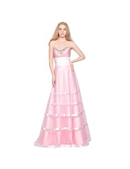A-line Strapless Polyester/Taffeta/Tulle Full Length Sleeveless  Sweetheart  Ruched Empire   Waistline  Ball Gown Prom Dress/Quinceanera Dress  With Rhinestones