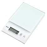 TANITA デジタルクッキングスケール 【強化ガラス製の計量皿】 2kg ホワイト KD-182-WH21