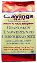 The Cravings Place Grandma's Unsweetened Cornbread Mix, 19-Ounce Bags (Pack of 6)