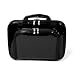 CaseCrown Double Memory Foam Netbook Case with Shoulder Strap and TSA Approved Combination Lock (Metallic Black) Fits Toshiba NB100 Laptop
