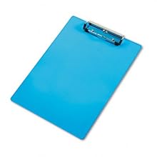Saunders Acrylic Clipboard, Letter Size 8.5 x 12 Inches, Blue (21567)