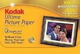 Kodak 8920647 Ultima Picture Paper, High Gloss (4x6, 100 Sheets)